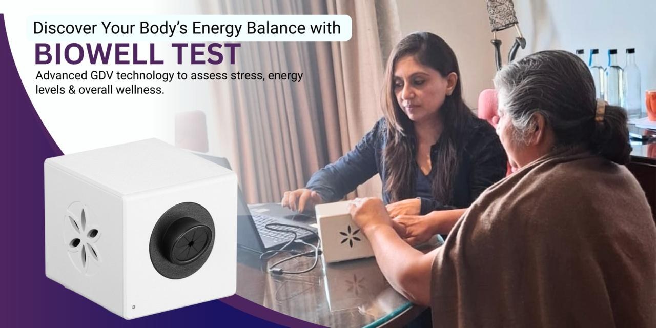 Bio-Well GDV wellness assessment with Dr. Binny Chauhan